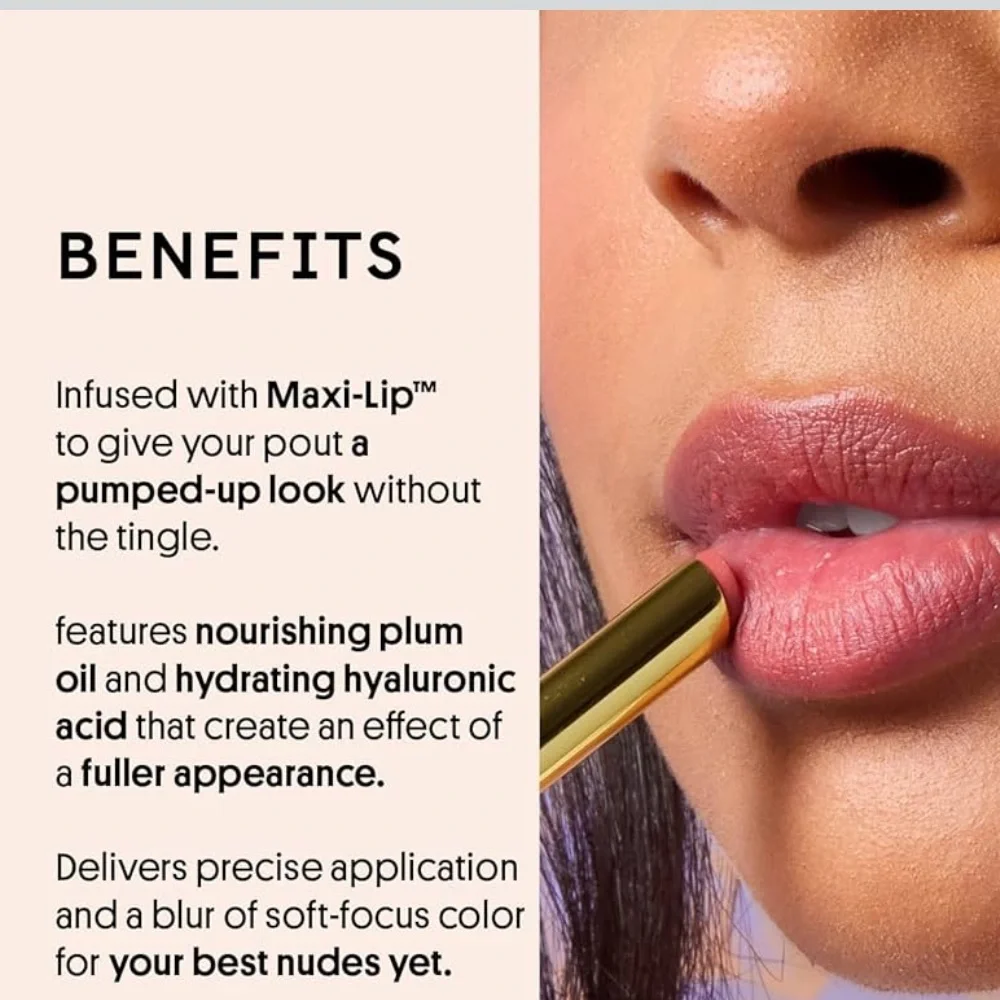 WINKY LUX Skinny Plump Demi-Matte Lipstick - Rose Hotel, NEW